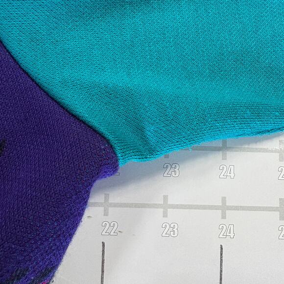 Vintage Alfred Dunner Cardigan Sweater Womens L Green Blue Button Up Cottage - Picture 7 of 8